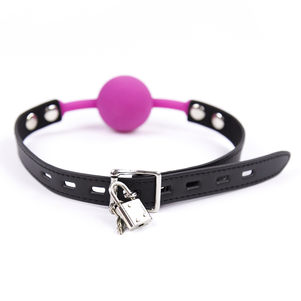 (image for) Premium Hush Locking Silicone Ball Gag