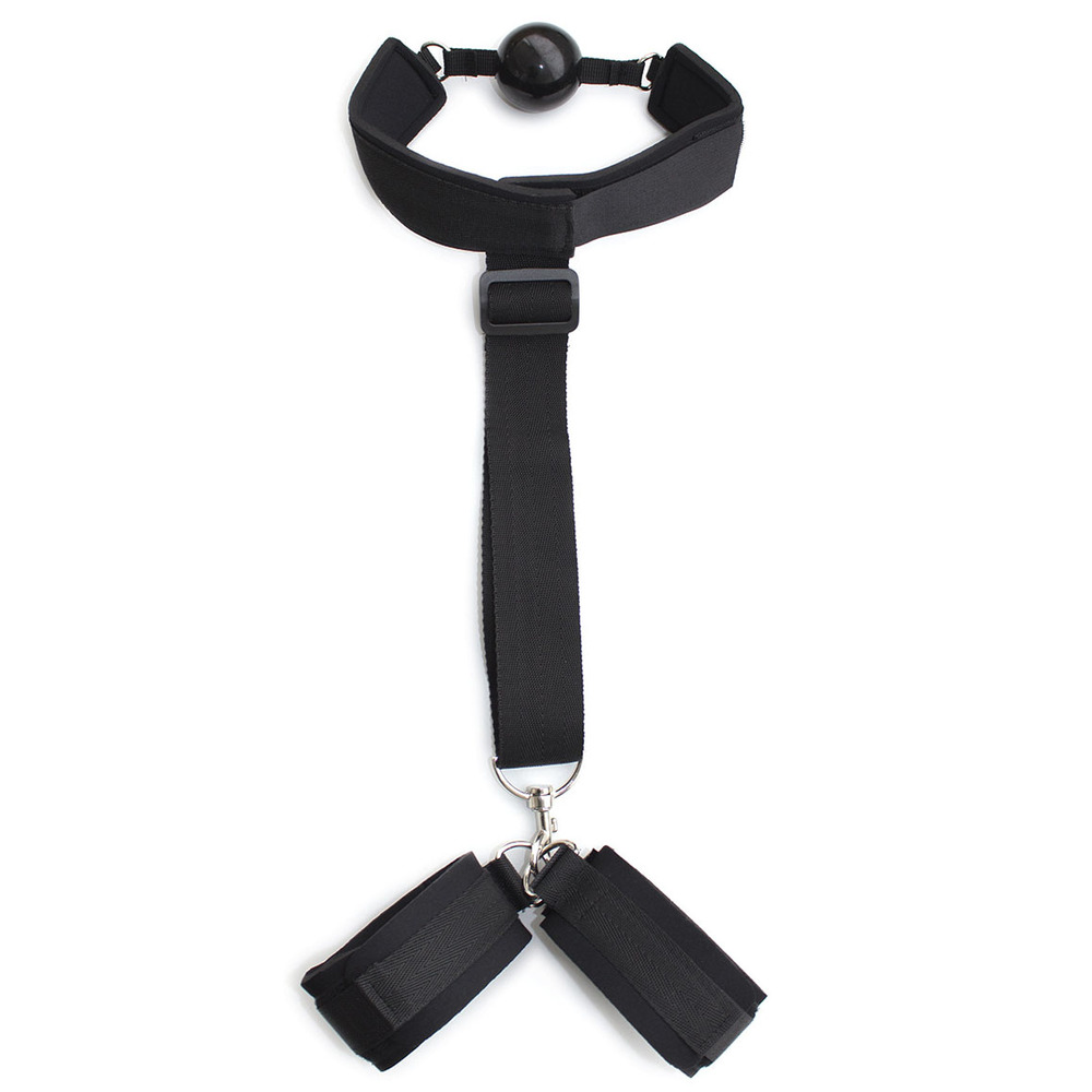(image for) Ball Gag and Wrist Restraint System