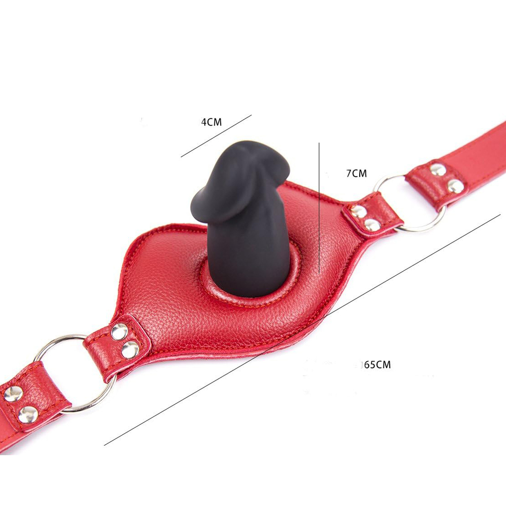 (image for) Silicone Dildo Mouth Gag