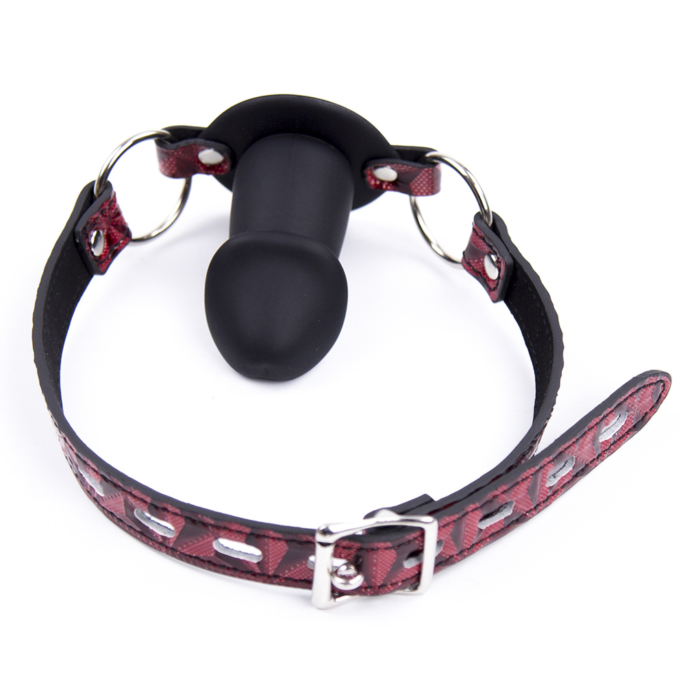 Diamond Strap Silicone Penis Gag