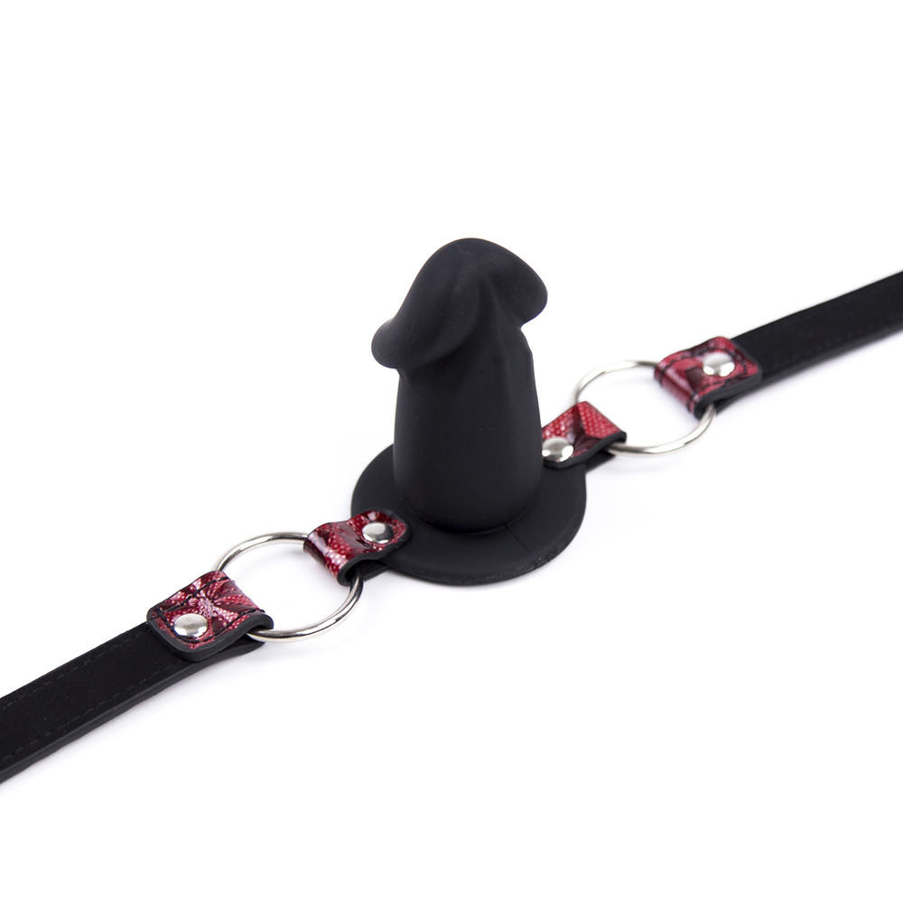 (image for) Diamond Strap Silicone Penis Gag