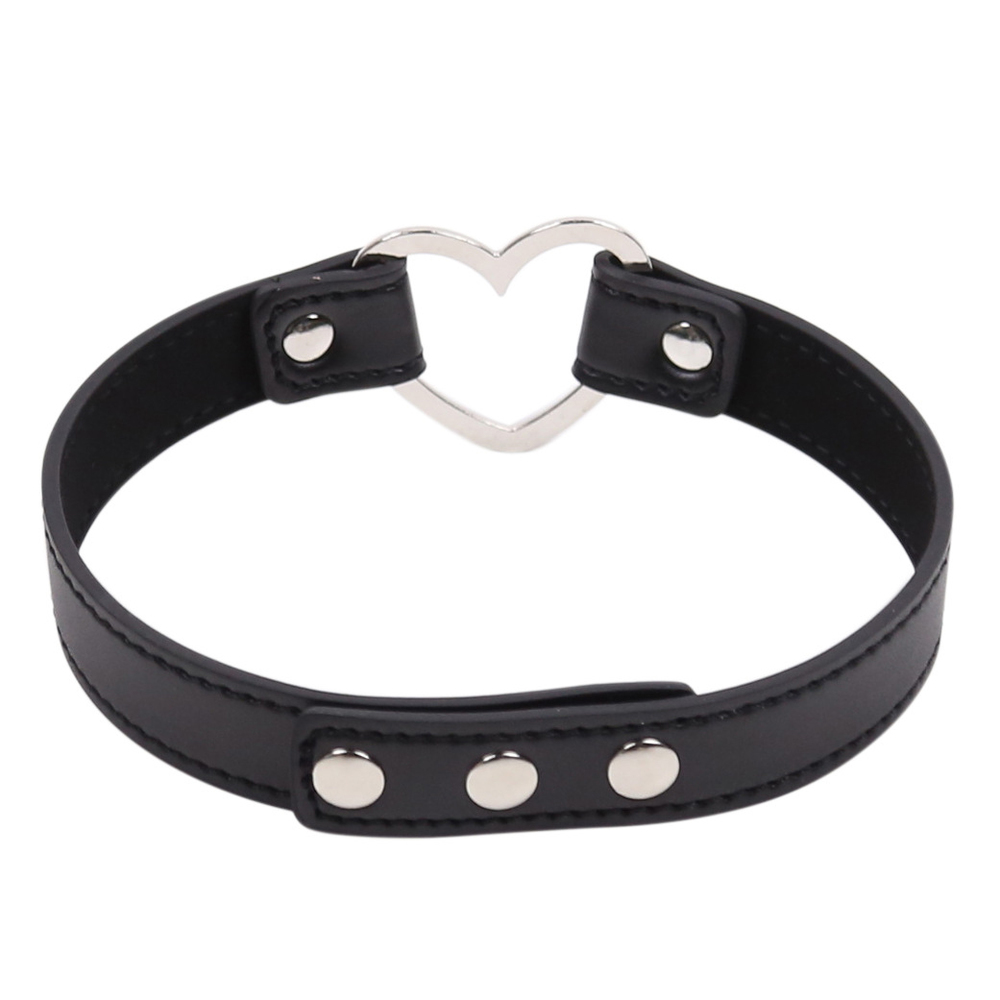 (image for) Heart Metal Bondage Collar