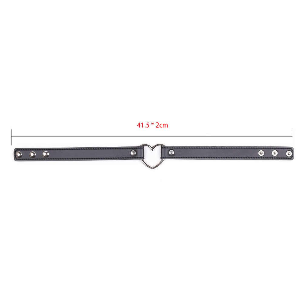 (image for) Heart Metal Bondage Collar