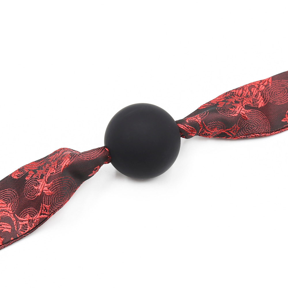 (image for) Satin Belt Ball Gag