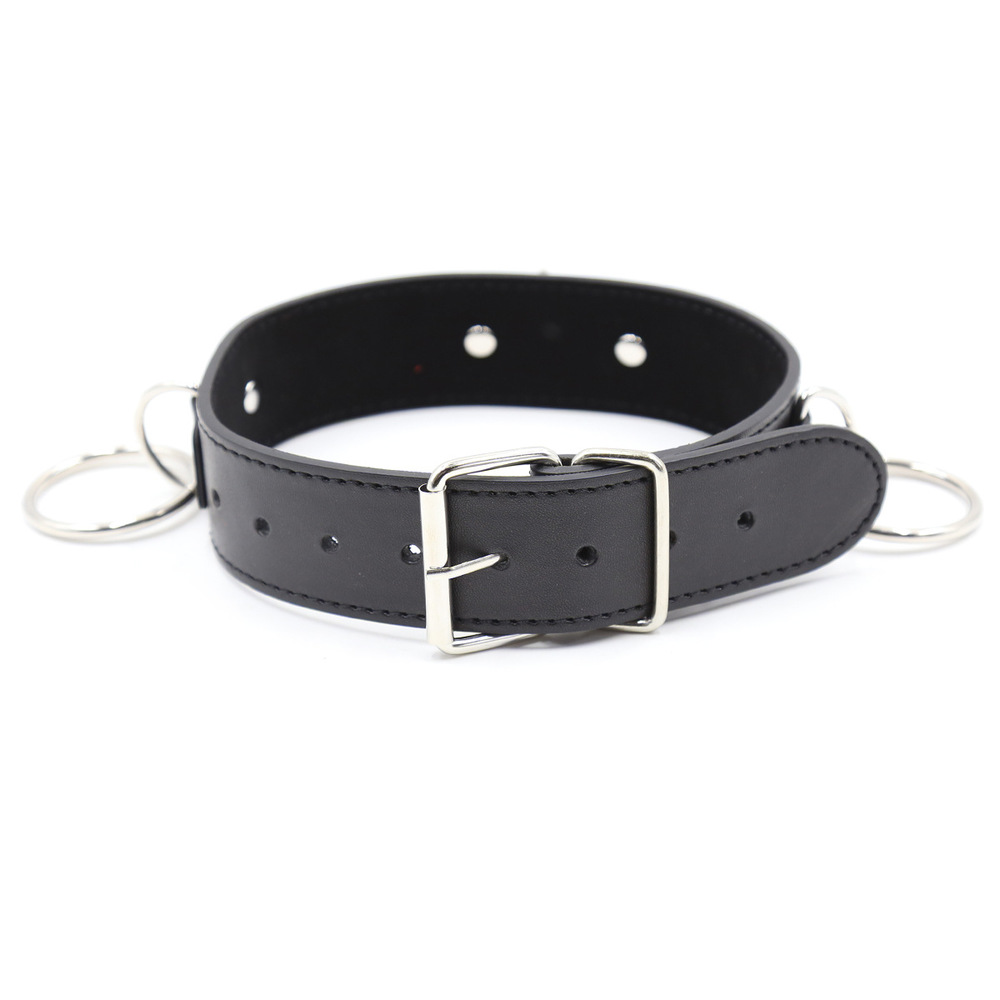 (image for) Three O Ring Collar With Chain