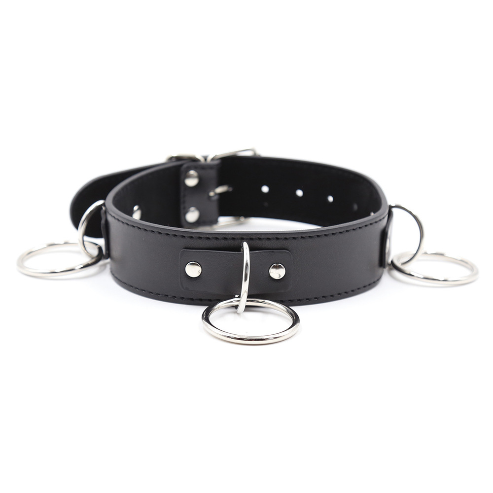 (image for) Three O Ring Collar With Chain