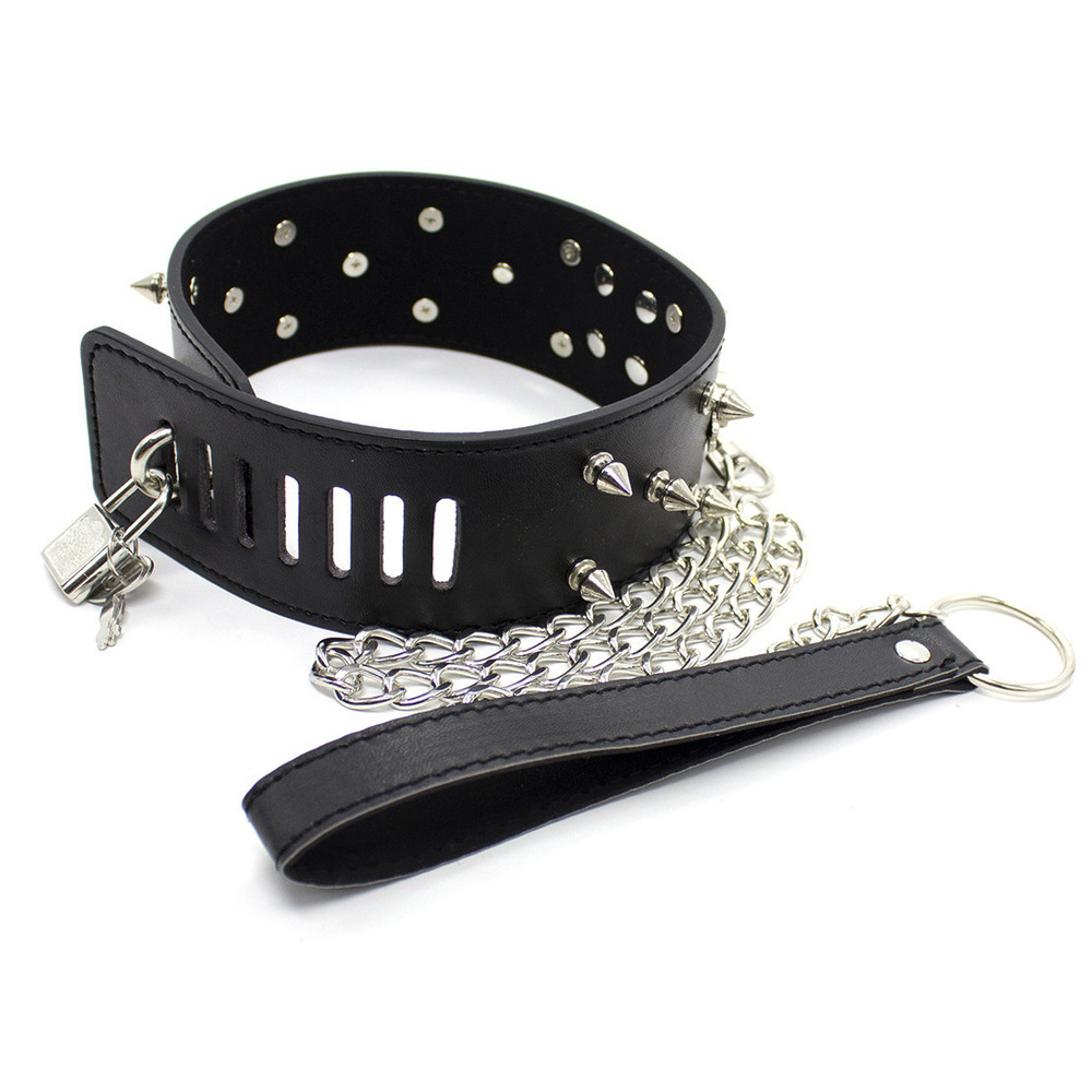 (image for) Collar Lockable With Full Spikes
