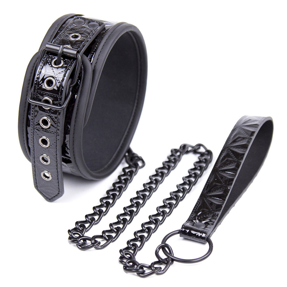 (image for) Crocodile Collar With Metal Chain