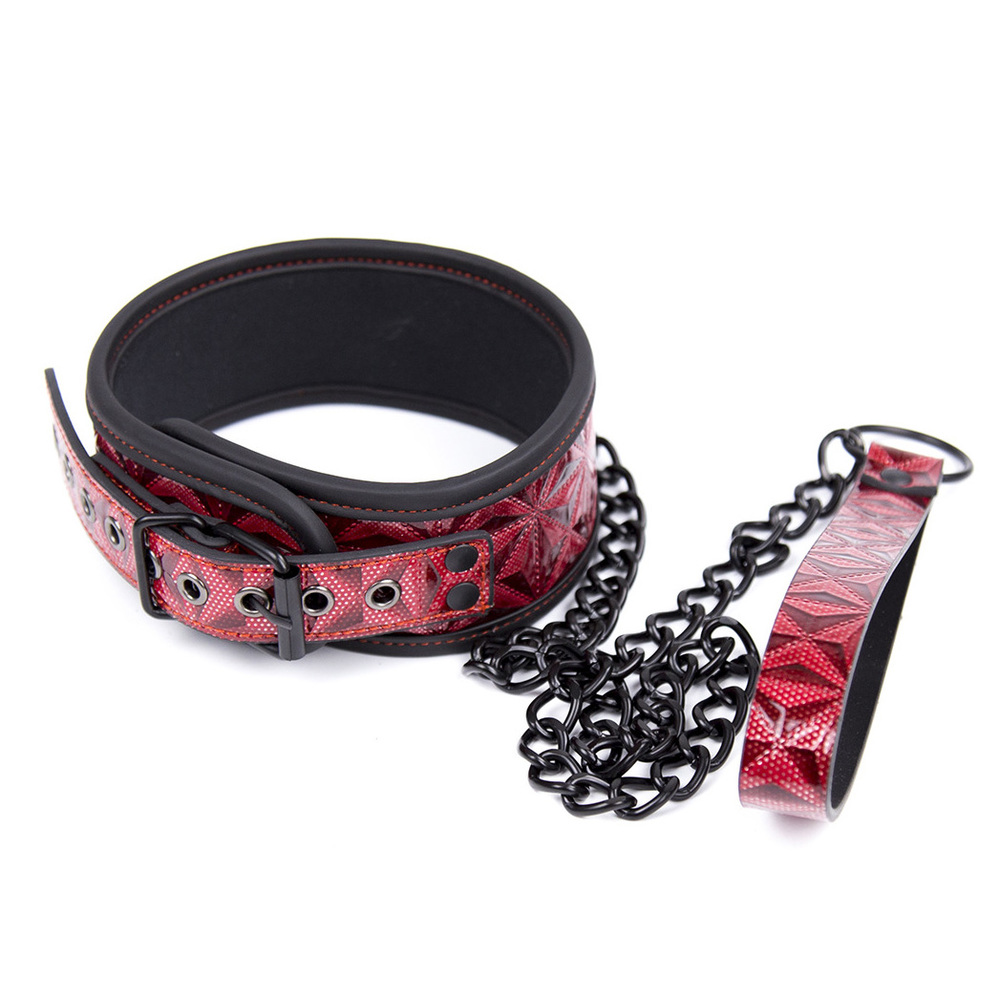 (image for) Crocodile Collar With Metal Chain