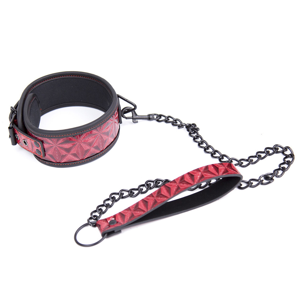 (image for) Crocodile Collar With Metal Chain