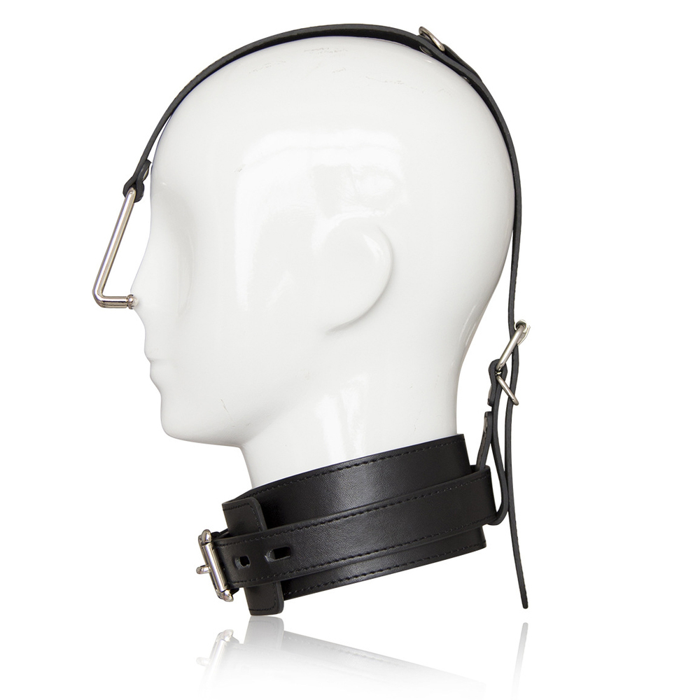 (image for) Bondage Collar With Nose Hook