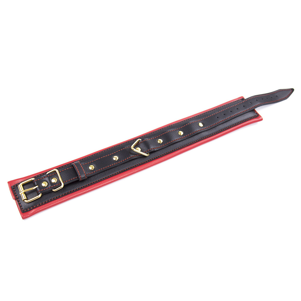 (image for) Golden Chain Leash Thick Bondage Collar