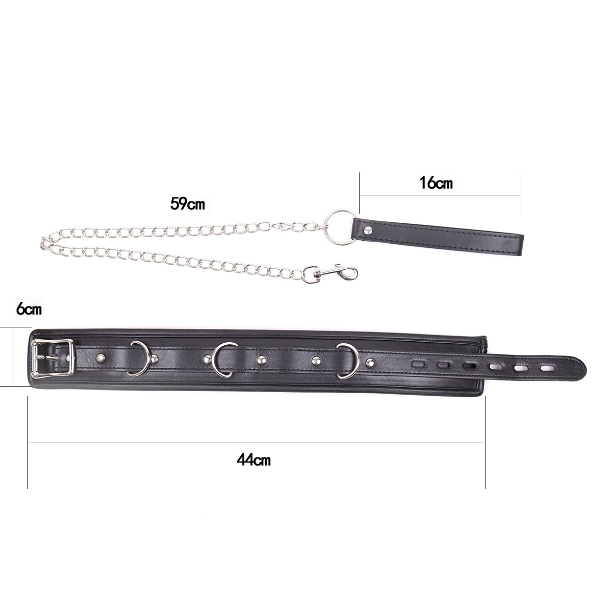 (image for) Black Binding Red Lined Neck Collar