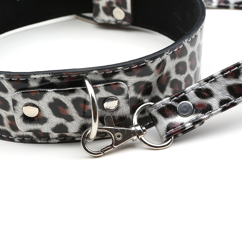 (image for) Leopard Lockable Neck Collar