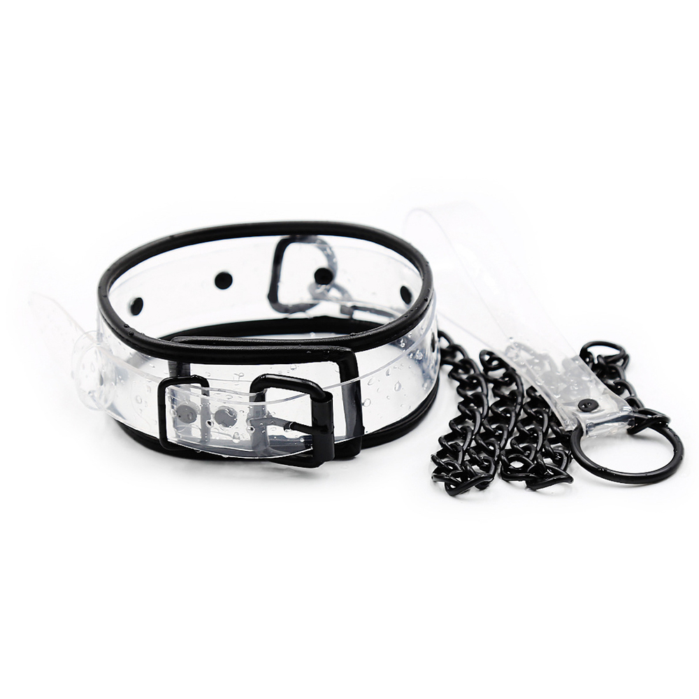 (image for) Clear Collar With Lead -Pin Lock