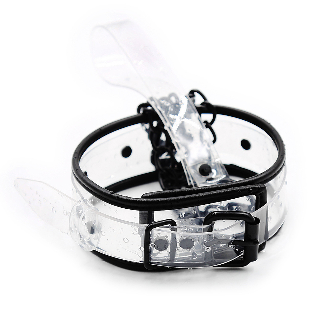 (image for) Clear Collar With Lead -Pin Lock