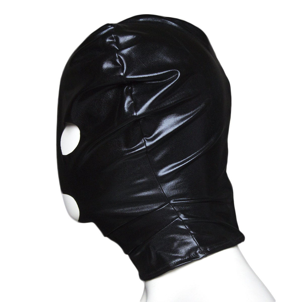 (image for) Patent Leather Hood with Open Eyes