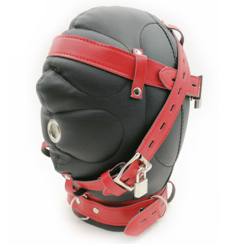 (image for) Medical Fetish Padded Locking Hospital Restraint Hood