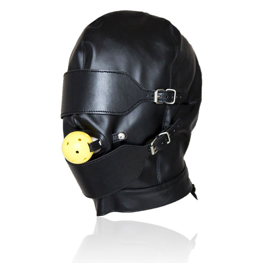 (image for) Back Lace Heavy Duty BDSM Hood
