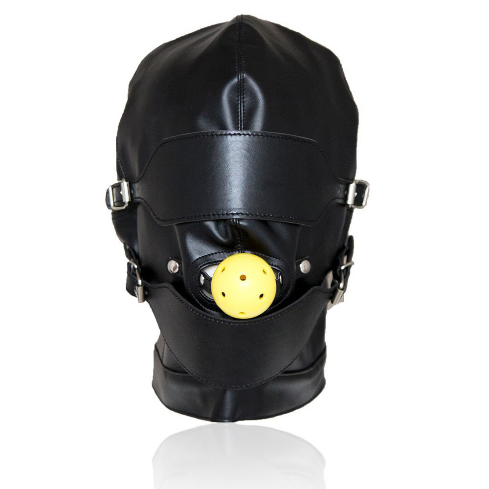 (image for) Back Lace Heavy Duty BDSM Hood