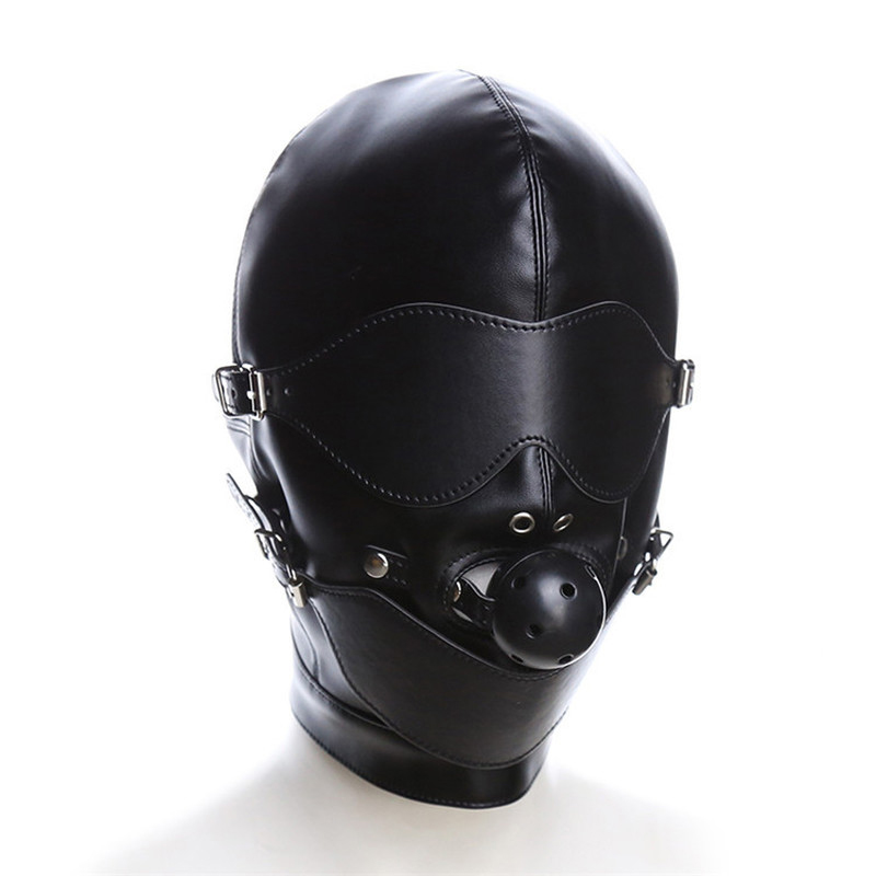 (image for) Mouth Gag Full Gimp Hood