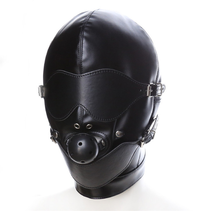 (image for) Mouth Gag Full Gimp Hood