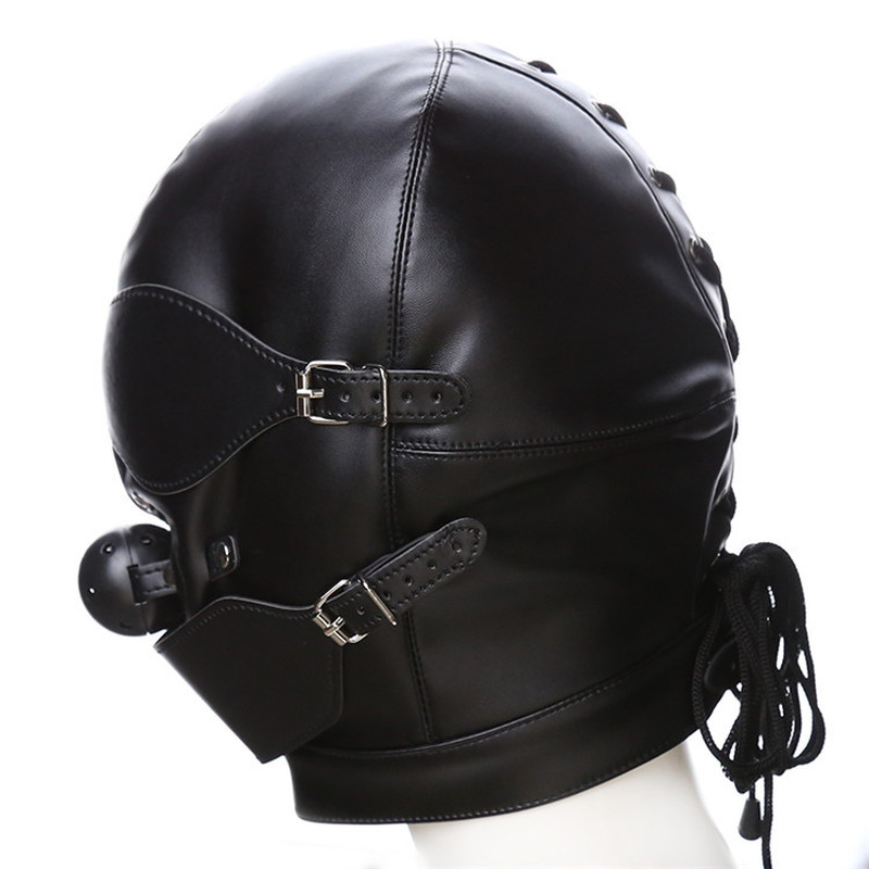 (image for) Mouth Gag Full Gimp Hood