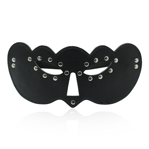 Black Bandit Mask with elastic webbing