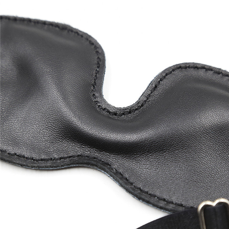 (image for) Real Leather Thicken Blindfold