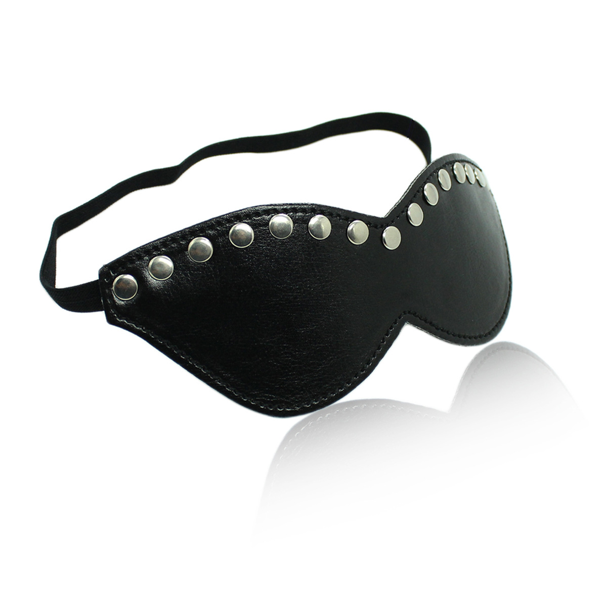 (image for) Black Leather Blindfold Mask
