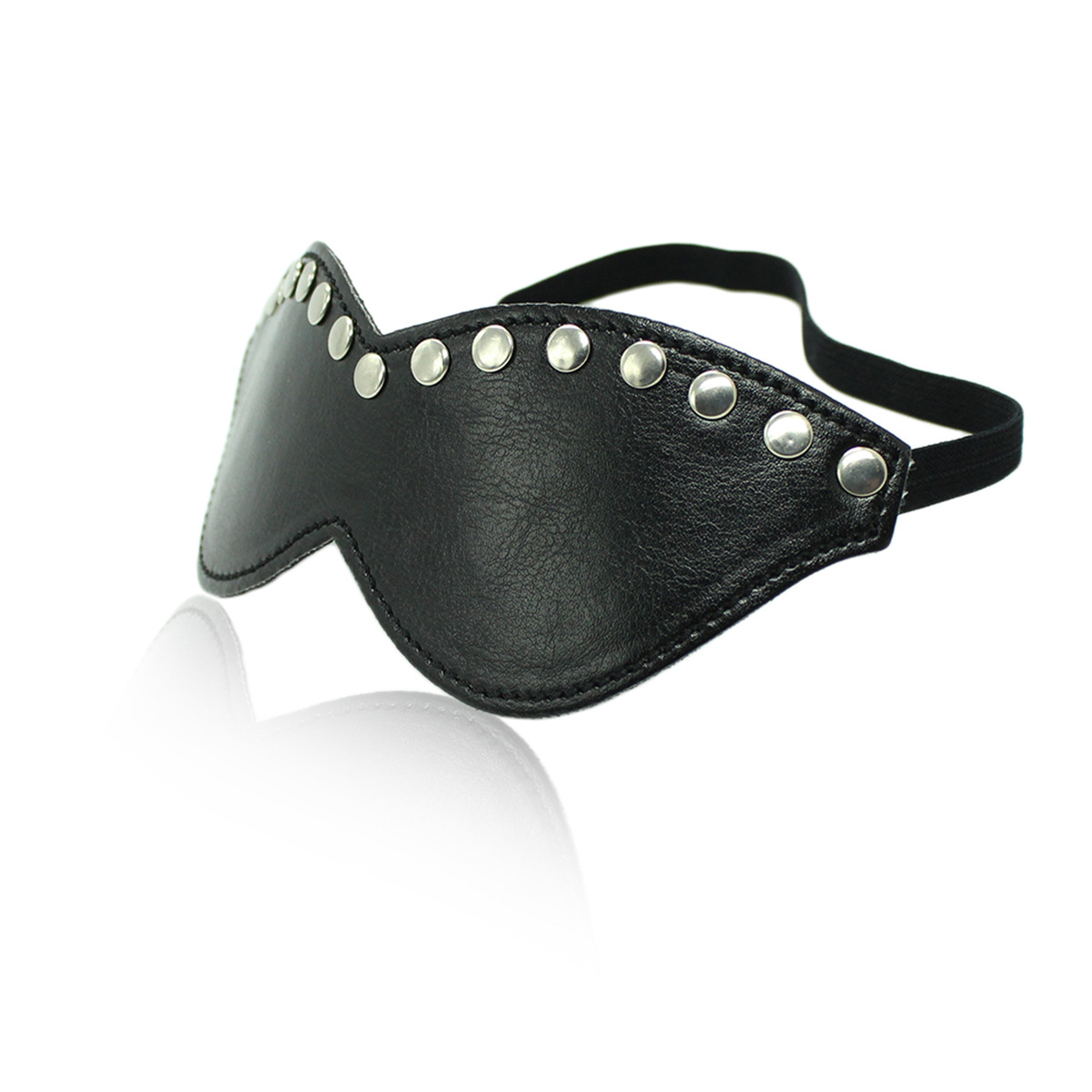 (image for) Black Leather Blindfold Mask