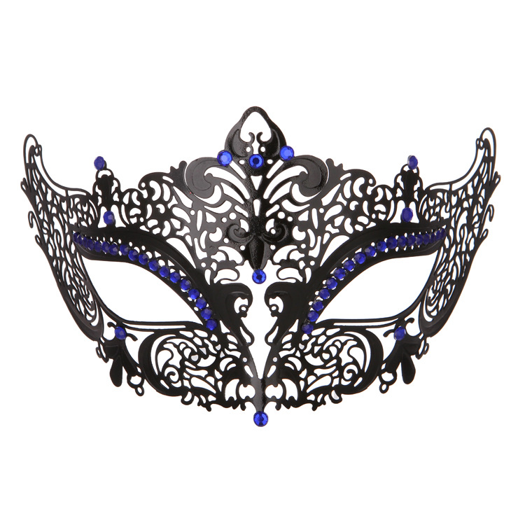(image for) Diamante Metal Mask - Black