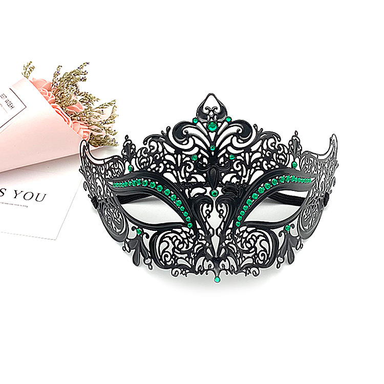 (image for) Diamante Metal Mask - Black