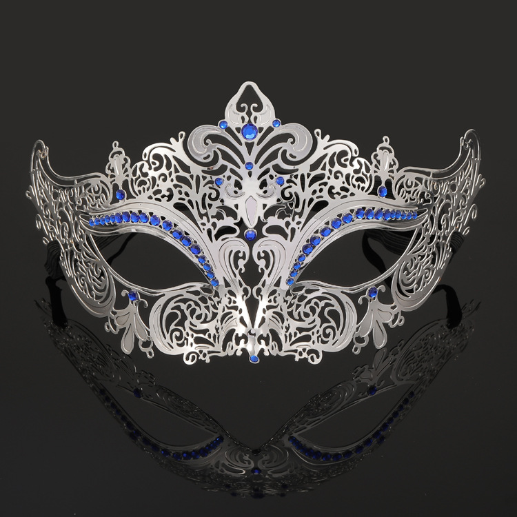 (image for) Diamante Metal Mask - Silver