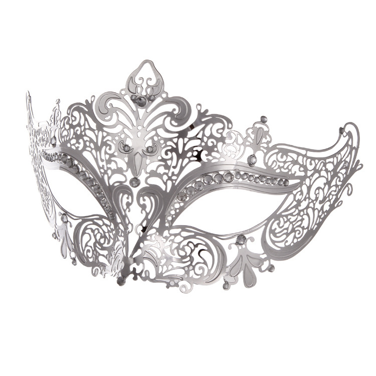 (image for) Diamante Metal Mask - Silver