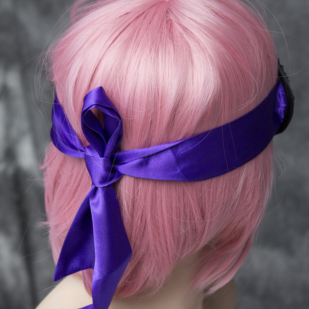 (image for) Rose Flower Face Tie Belt Blindfold