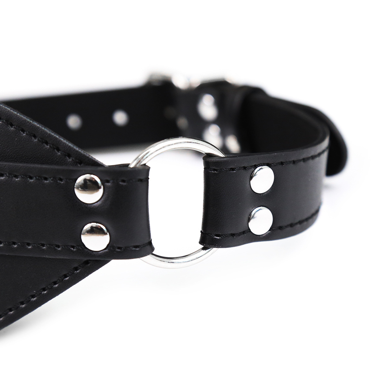 (image for) Cingulum Stud Fancy Blindfold with D Ring