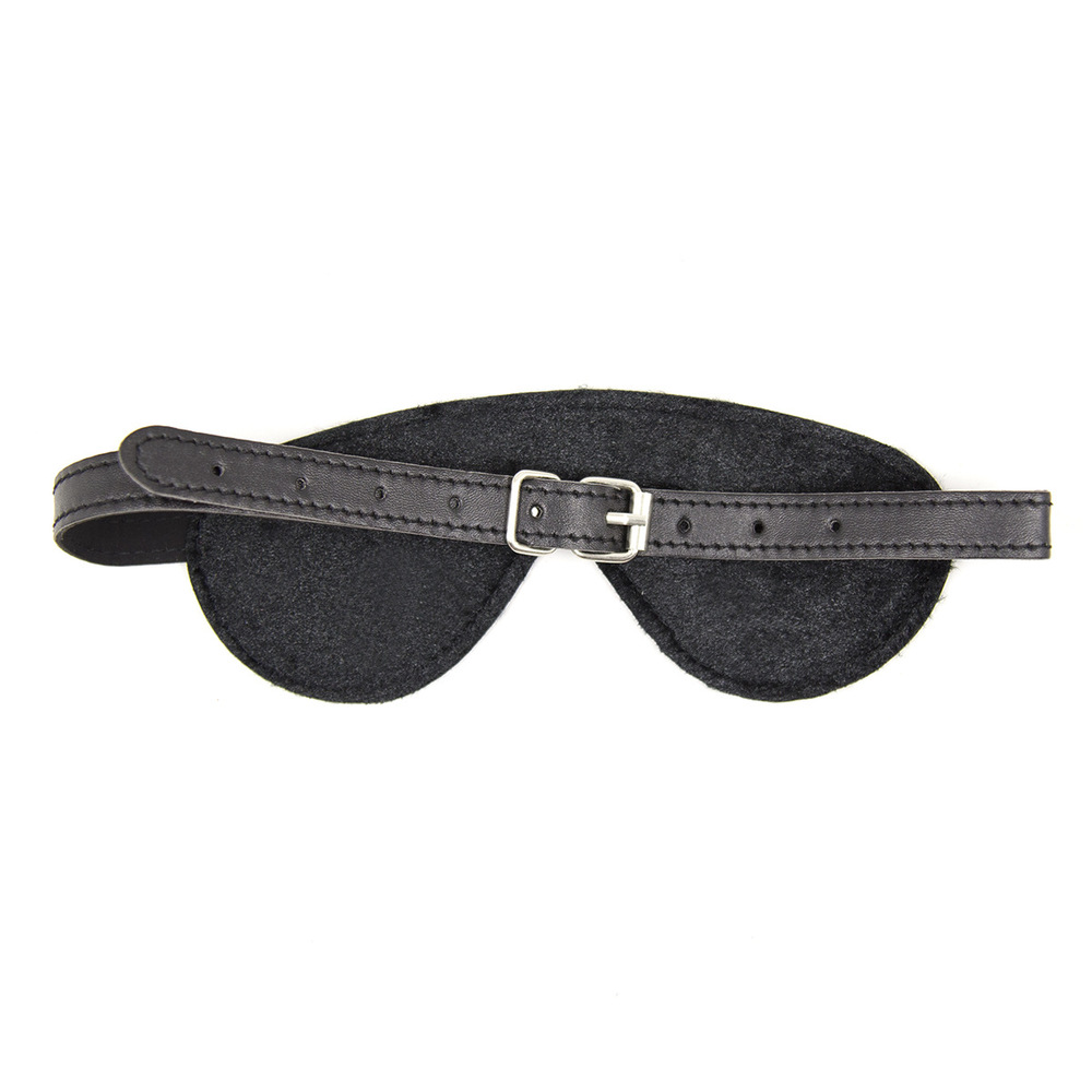 (image for) Buckle Belt Fancy Blindfold - Plush