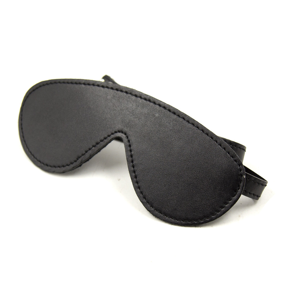 (image for) Buckle Belt Fancy Blindfold - Plush