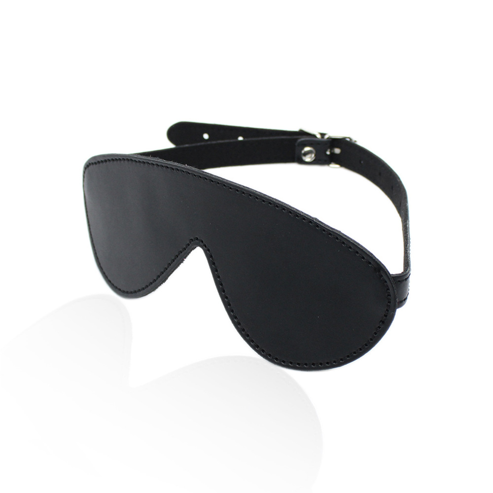 (image for) Buckle Belt Fancy Blindfold - Plush