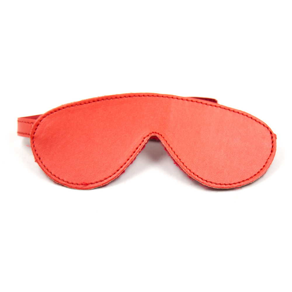 (image for) Buckle Belt Fancy Blindfold - Plush