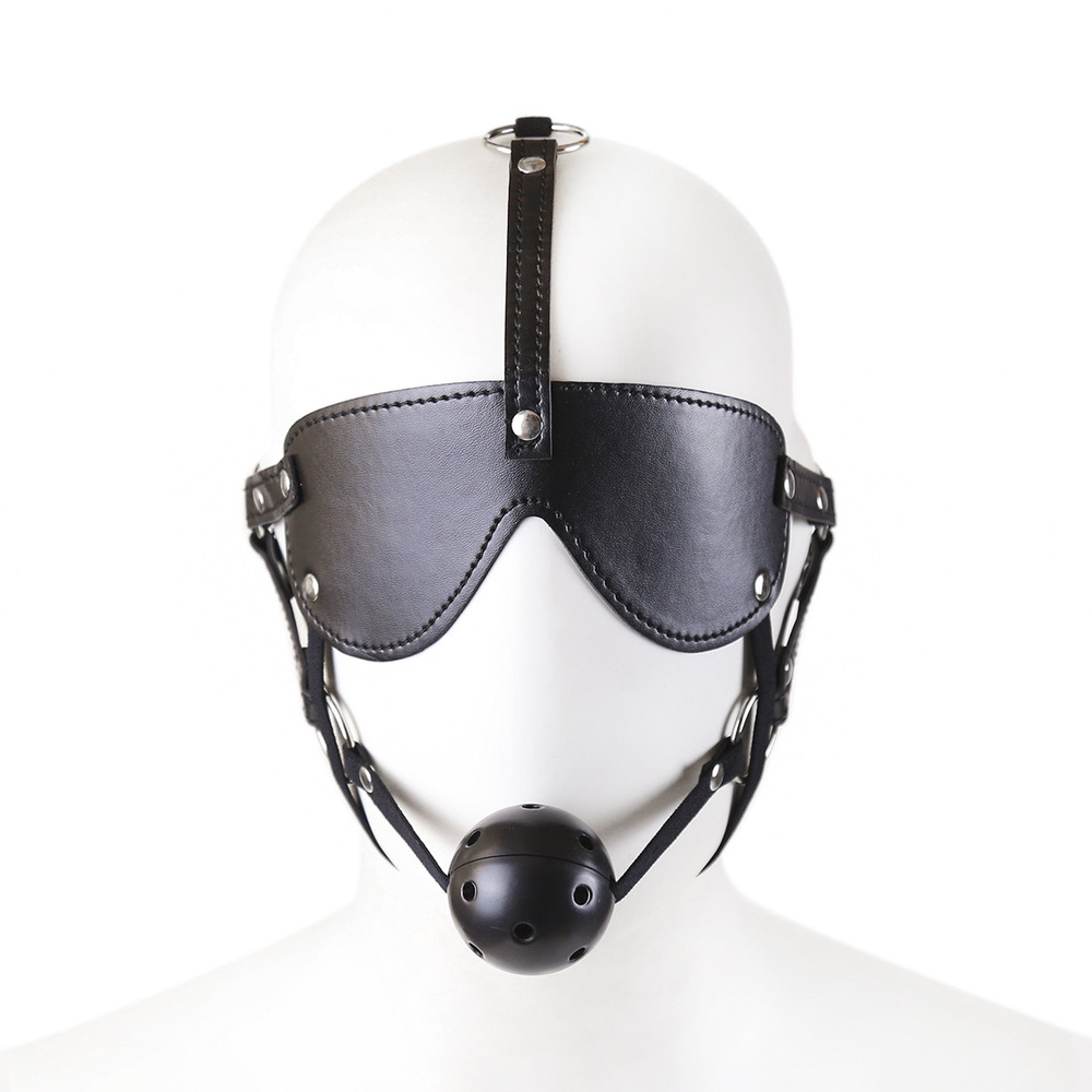 Blindfold With Breathable Ball Gag
