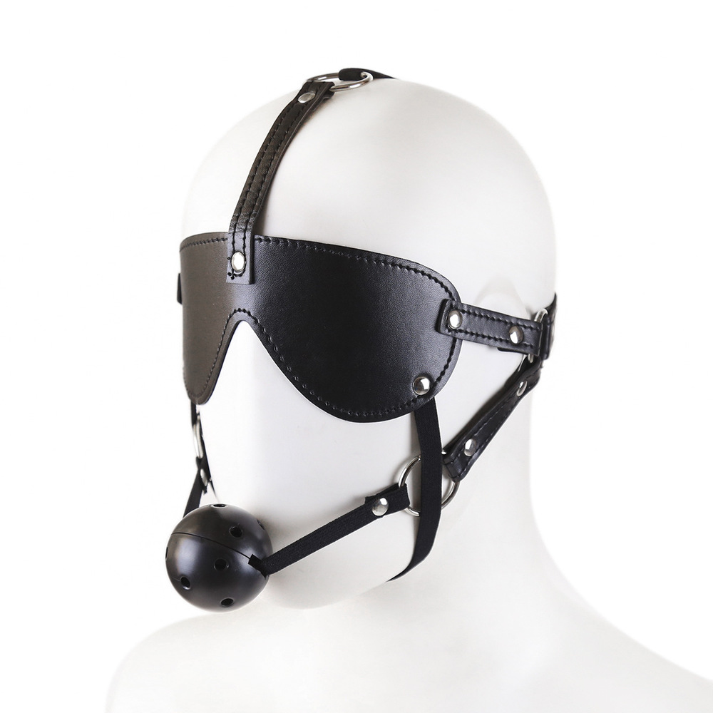 (image for) Blindfold With Breathable Ball Gag