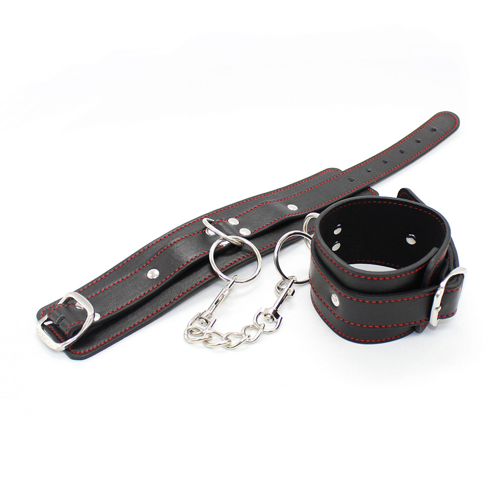 (image for) Pin Buckle Red Line Handcuffs / Shackle