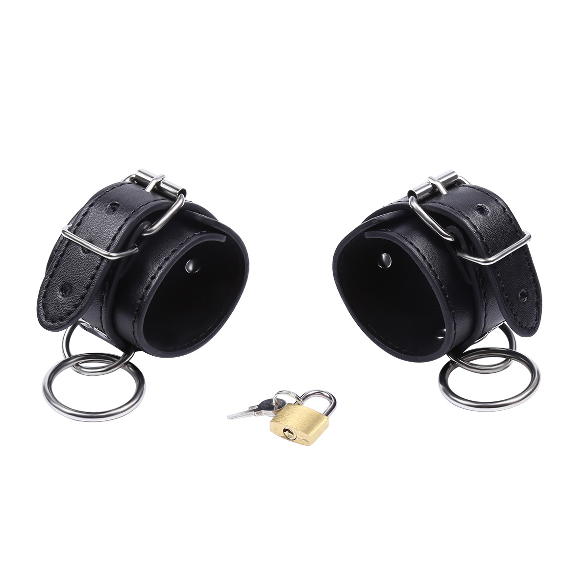 (image for) Metal O Ring Contact Wrist and Ankle Cuffs