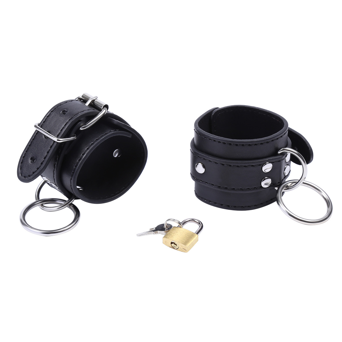 (image for) Metal O Ring Contact Wrist and Ankle Cuffs