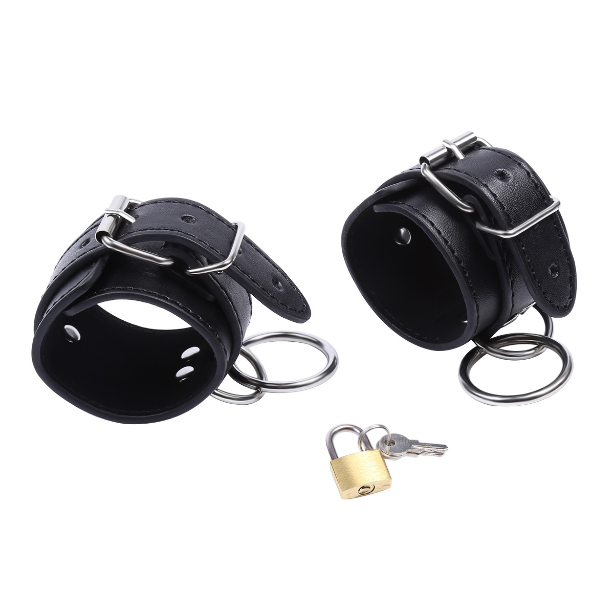(image for) Metal O Ring Contact Wrist and Ankle Cuffs