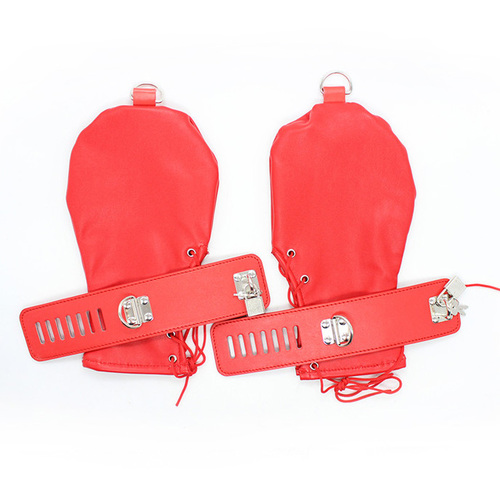 (image for) Leather Bondage Mittens