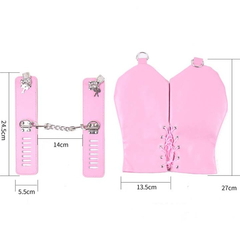 (image for) Leather Bondage Mittens