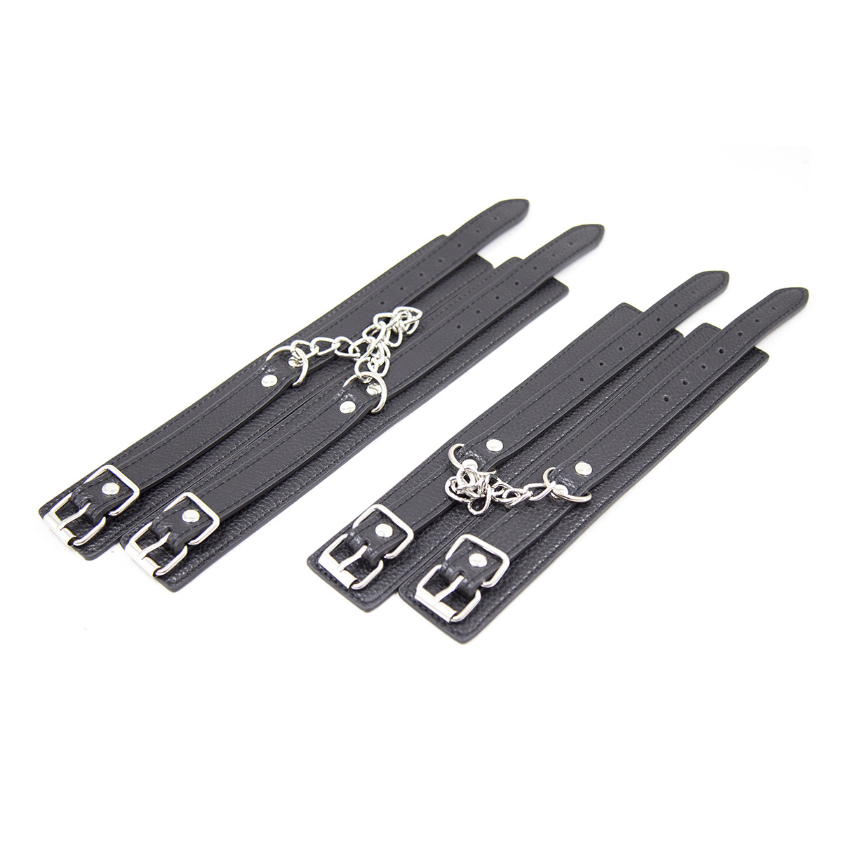 (image for) Crocodile Pattern Pin Buckle Wrist / Ankle Cuffs